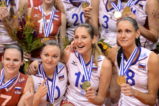 European Women's Volleyball Championship. Finals