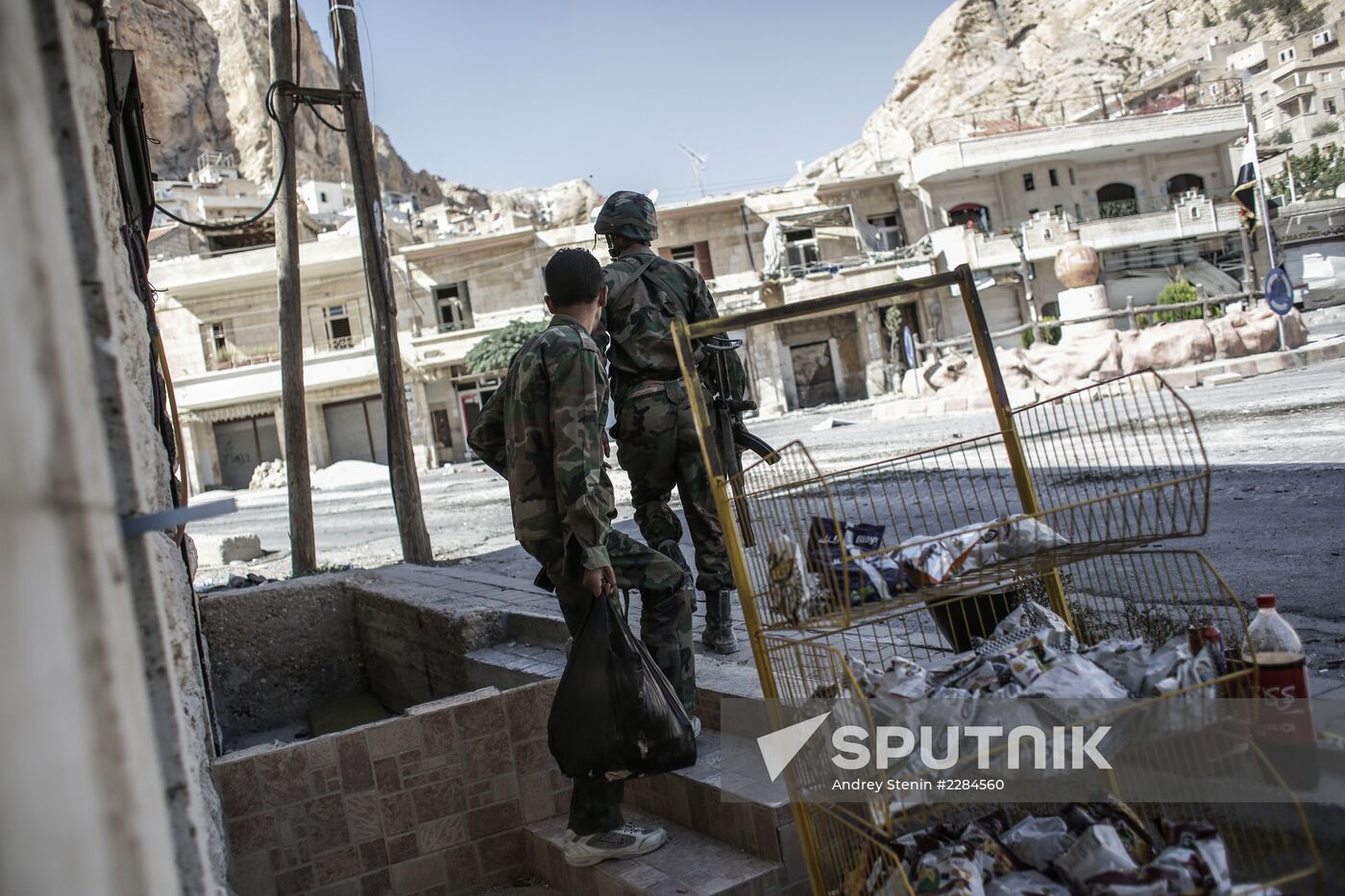 Situation in Syrian town of Maaloula
