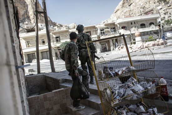 Situation in Syrian town of Maaloula