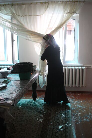 Explosion by police precinct in Chechnya's Sunzhensky District