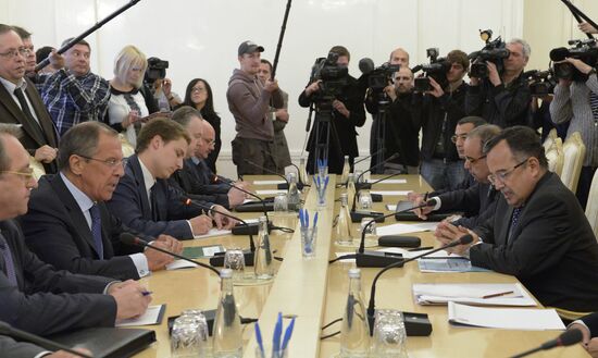Meeting of Russian and Egyptian Foreign Affairs ministers