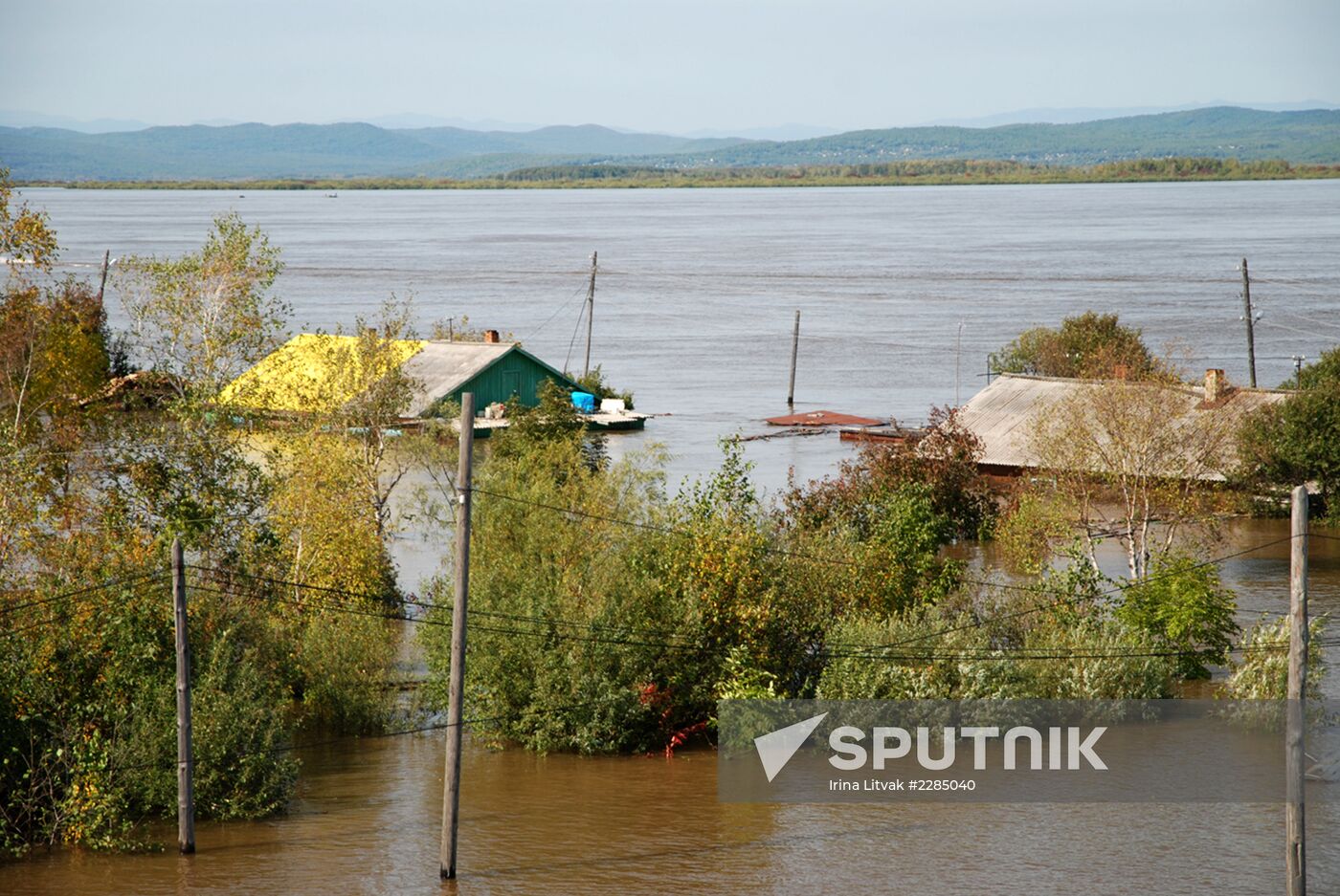 Flood in Komsomolsk region of Khabarovsk Territory
