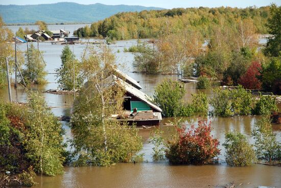 Flood in Komsomolsk region of Khabarovsk Territory