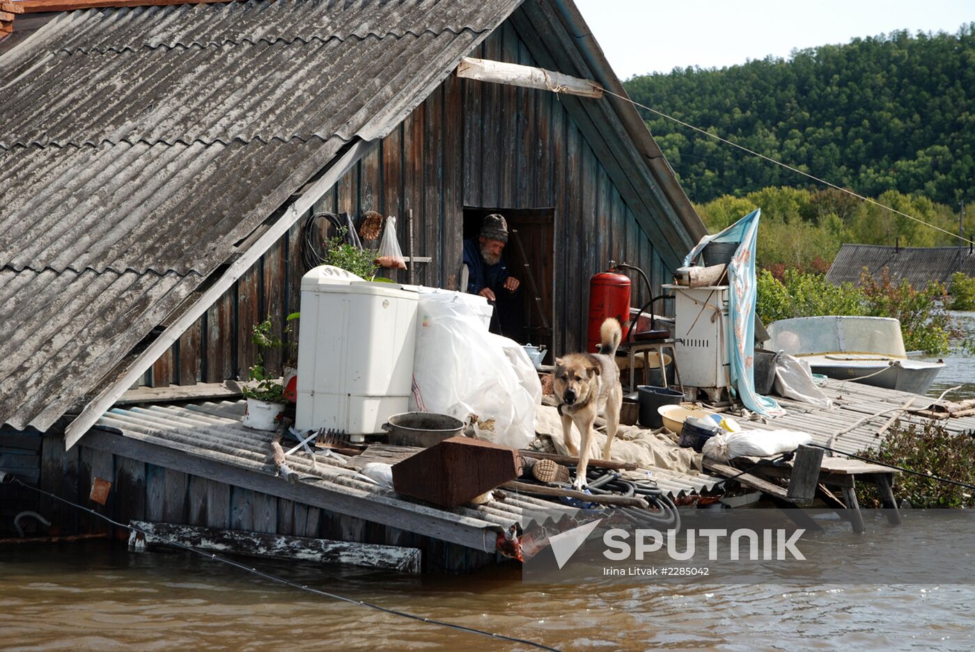 Flood in Komsomolsk region of Khabarovsk Territory