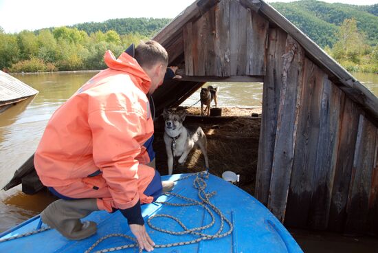 Flood in Komsomolsk region of Khabarovsk Territory