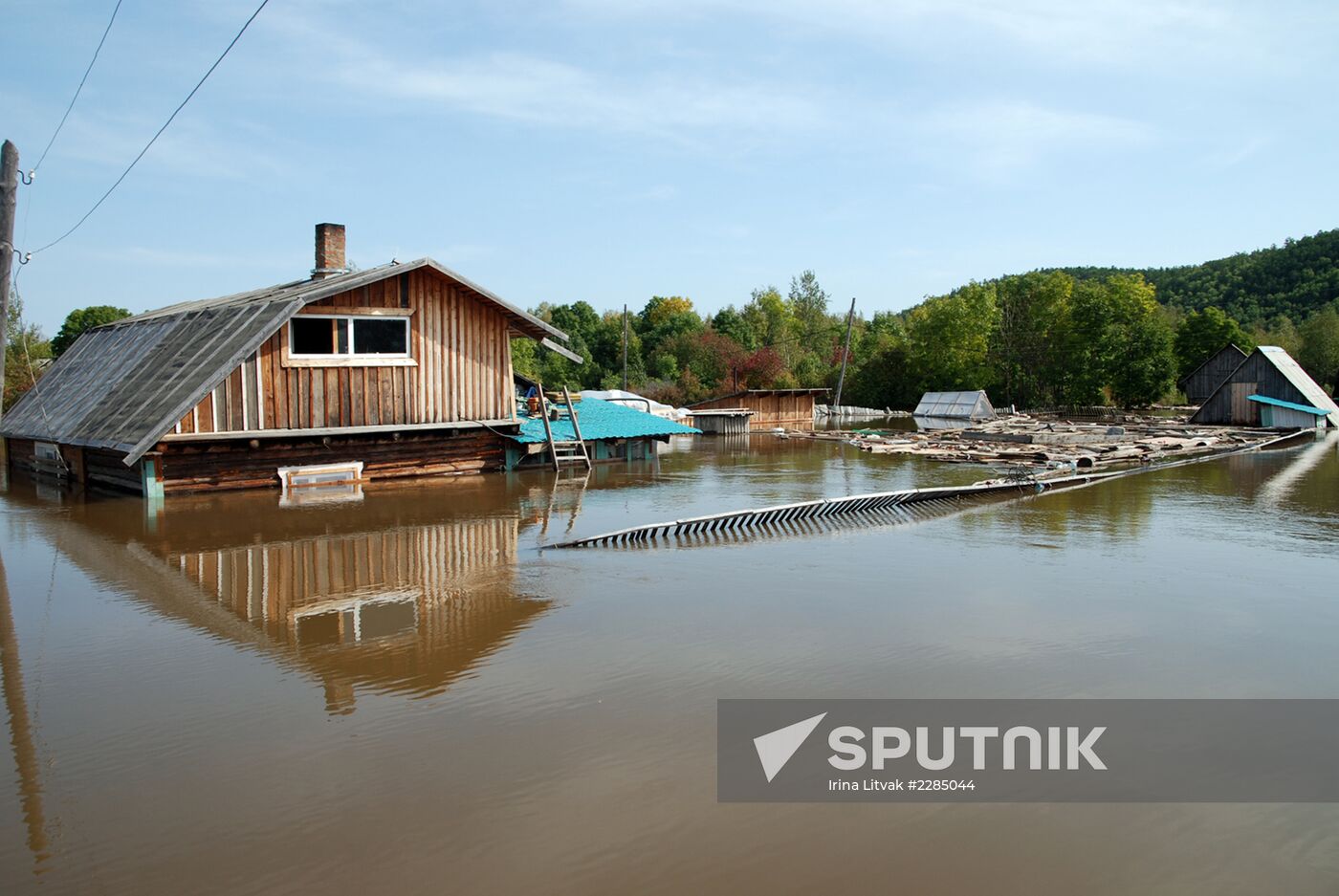 Flood in Komsomolsk region of Khabarovsk Territory