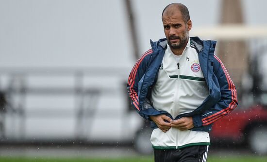 FC Bayern Munich at training