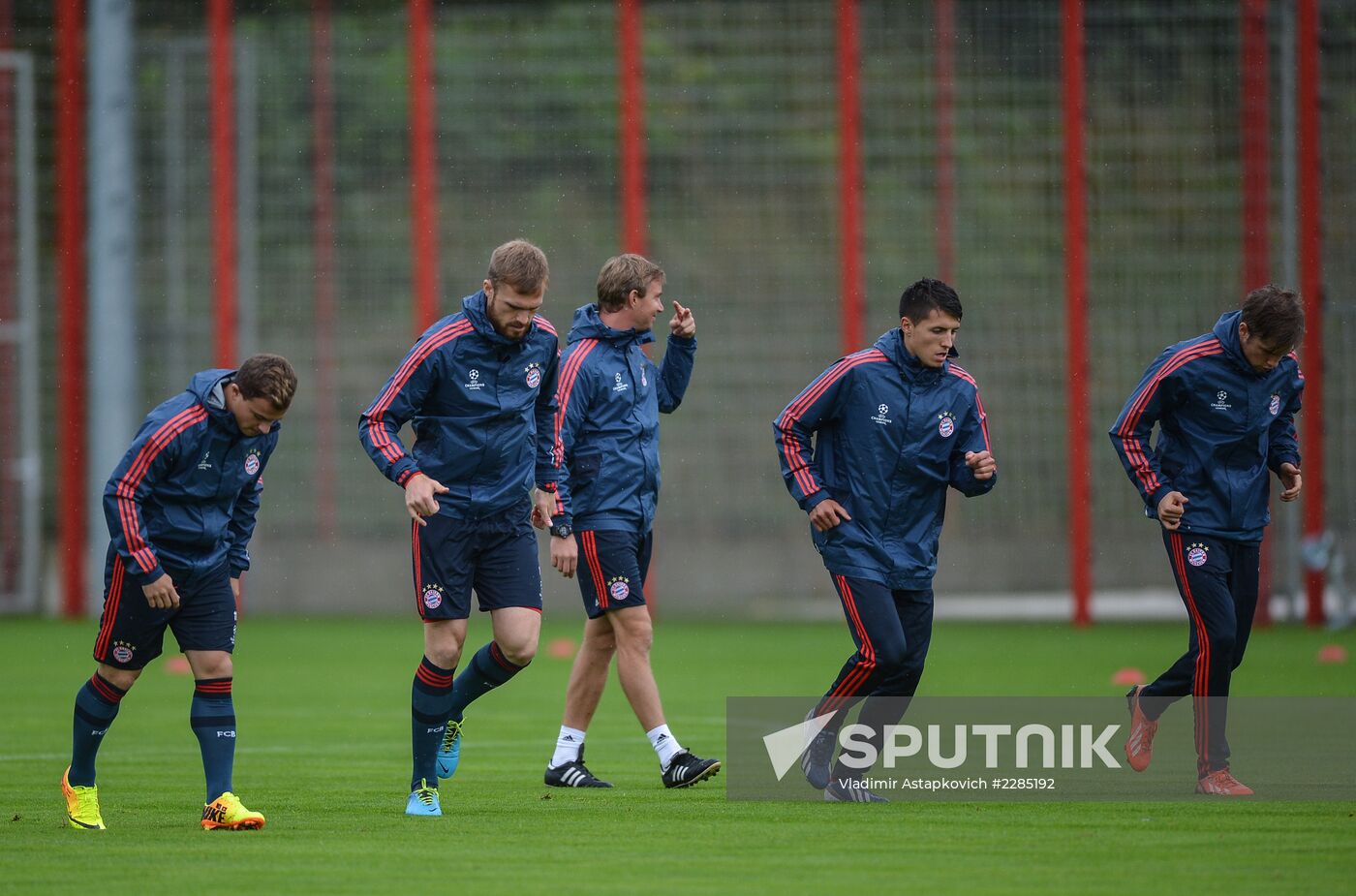 FC Bayern Munich at training