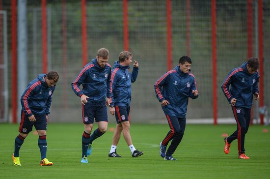 FC Bayern Munich at training