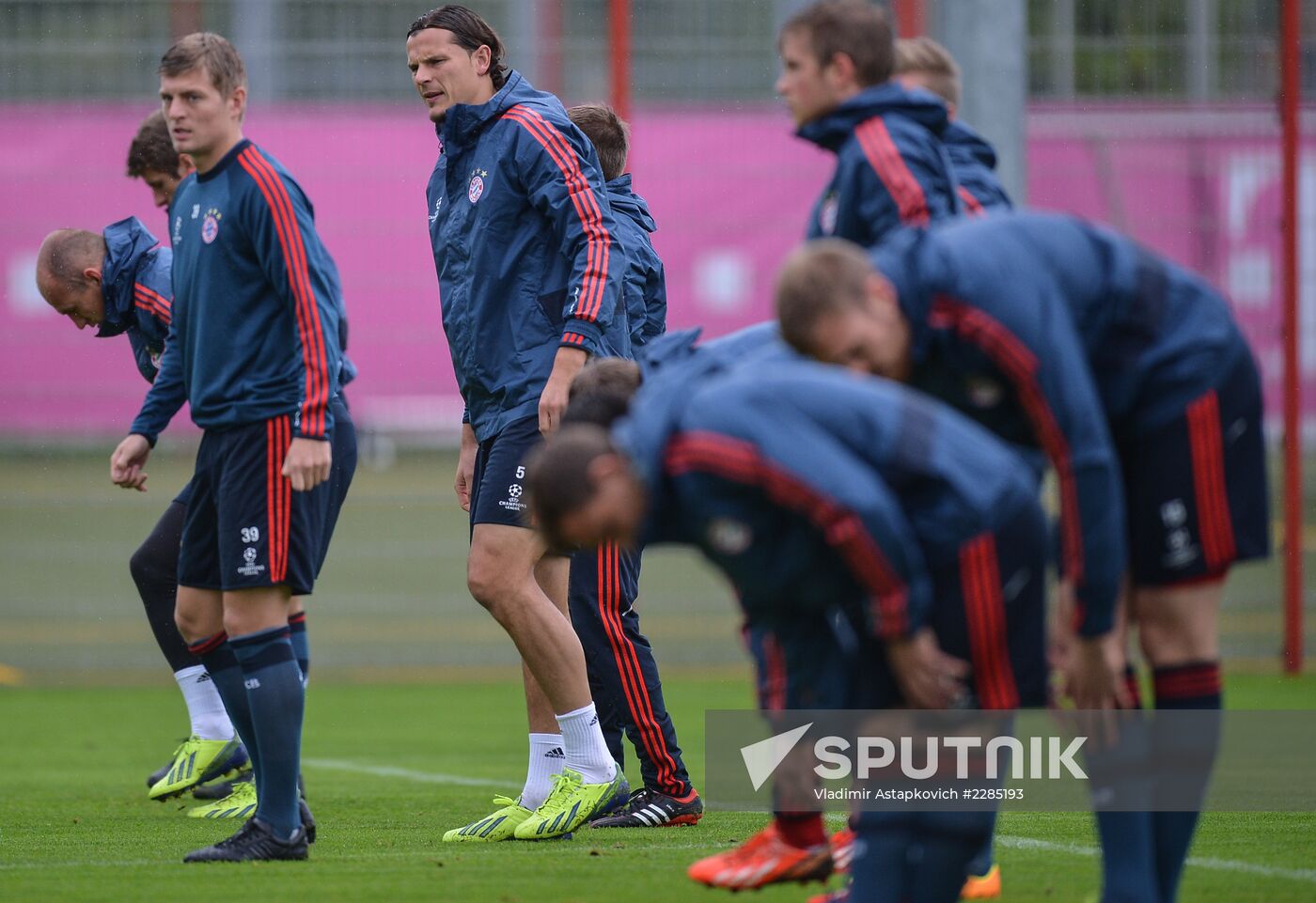 FC Bayern Munich at training