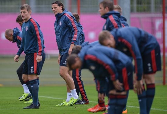 FC Bayern Munich at training