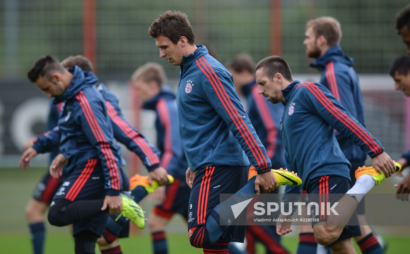 FC Bayern Munich at training