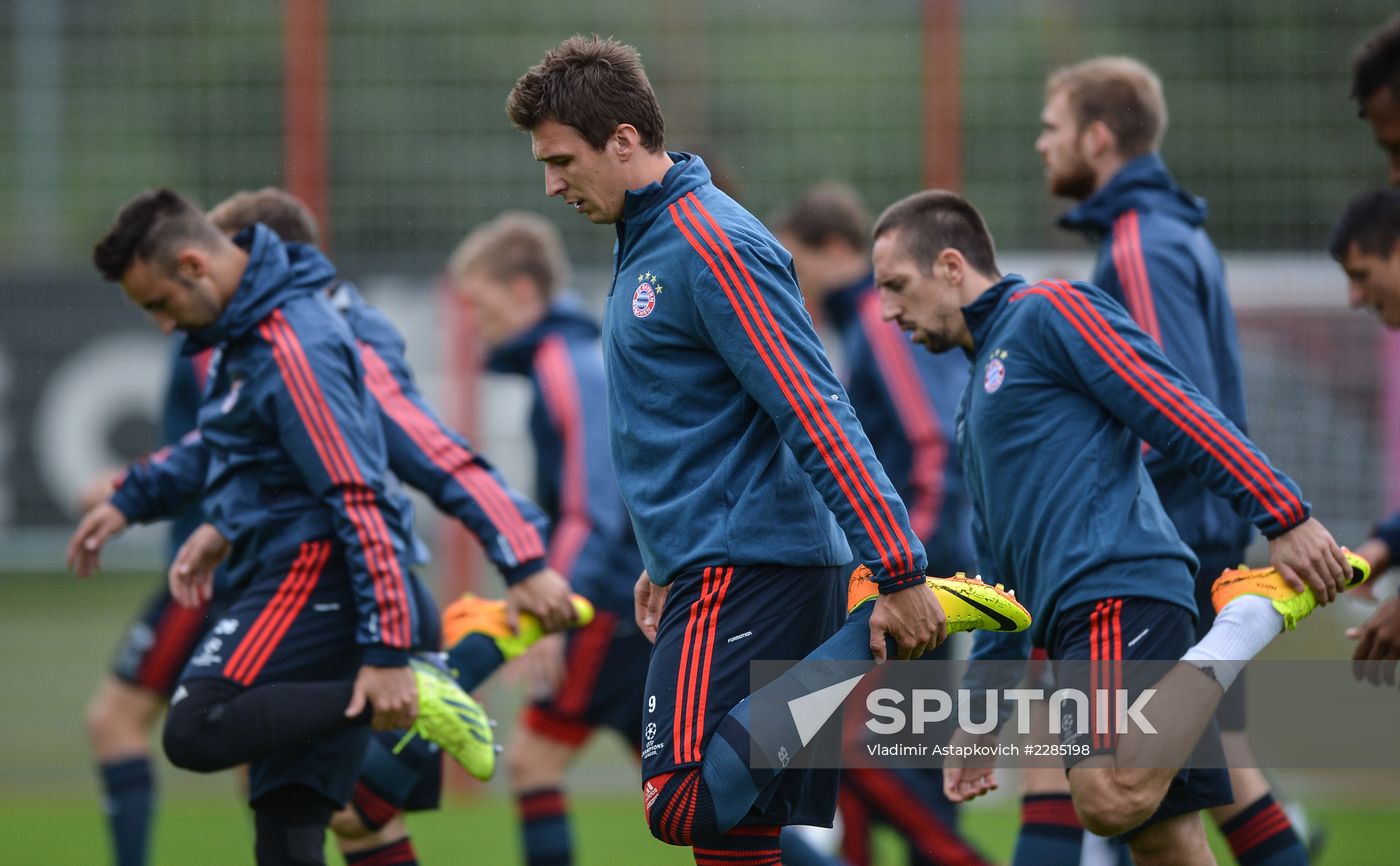 FC Bayern Munich at training