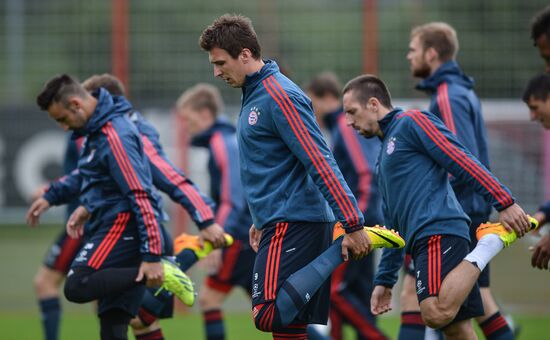 FC Bayern Munich at training