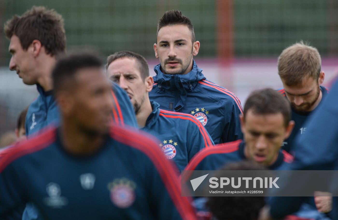 FC Bayern Munich at training