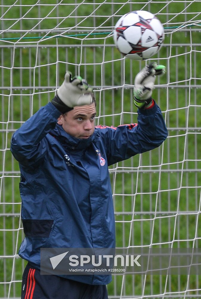 FC Bayern Munich at training