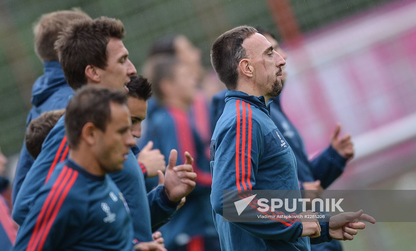 FC Bayern Munich at training