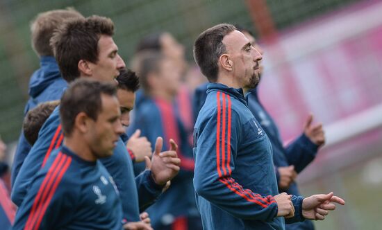 FC Bayern Munich at training