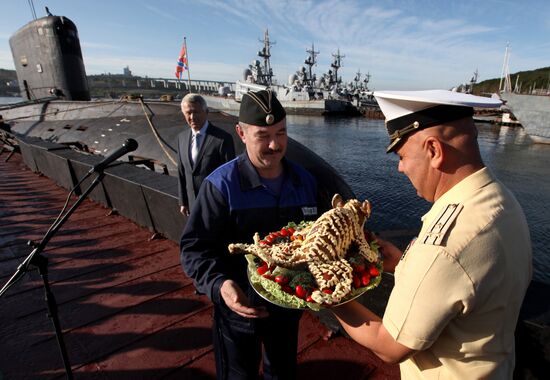 Krasnokamensk submarine welcomed back