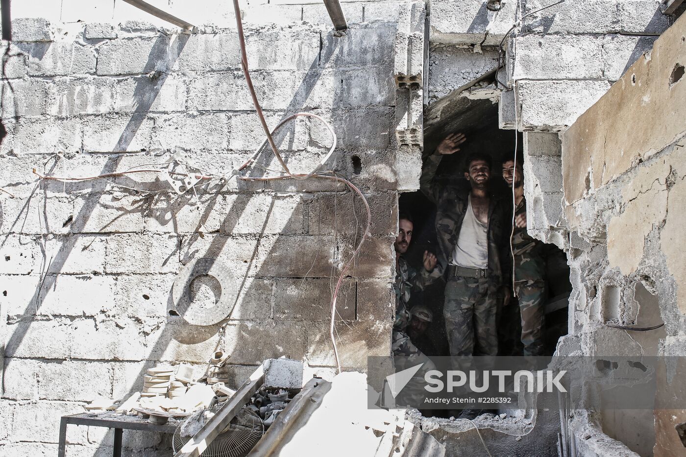 Fighting in Barze neighborhood, Damascus Province
