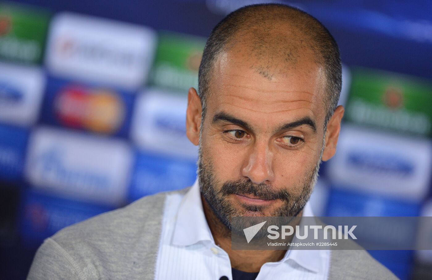 Bayern's head coach Josep "Pep" Guardiola