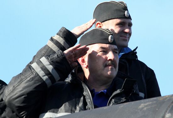 Krasnokamensk submarine welcomed back
