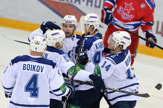 Kontinental Hockey League. CSKA vs. Dynamo