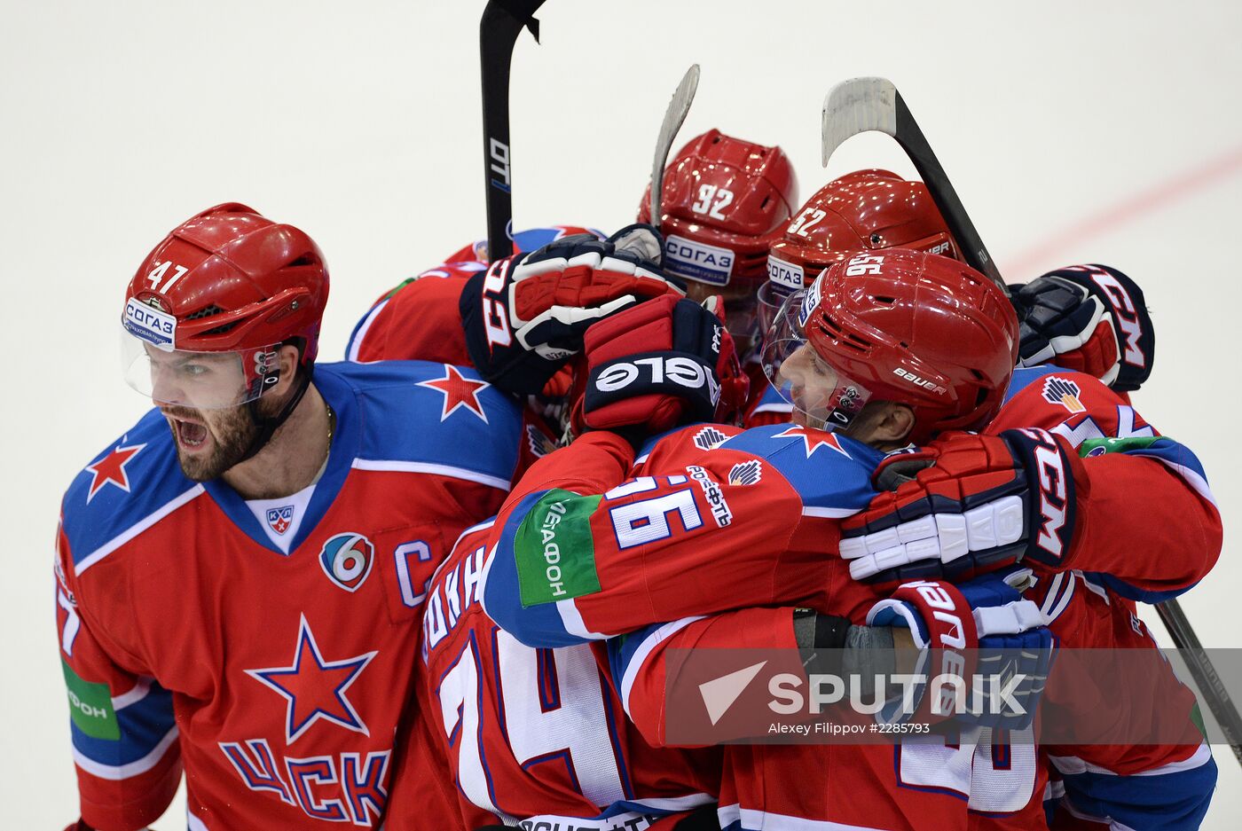 Kontinental Hockey League. CSKA vs. Dynamo