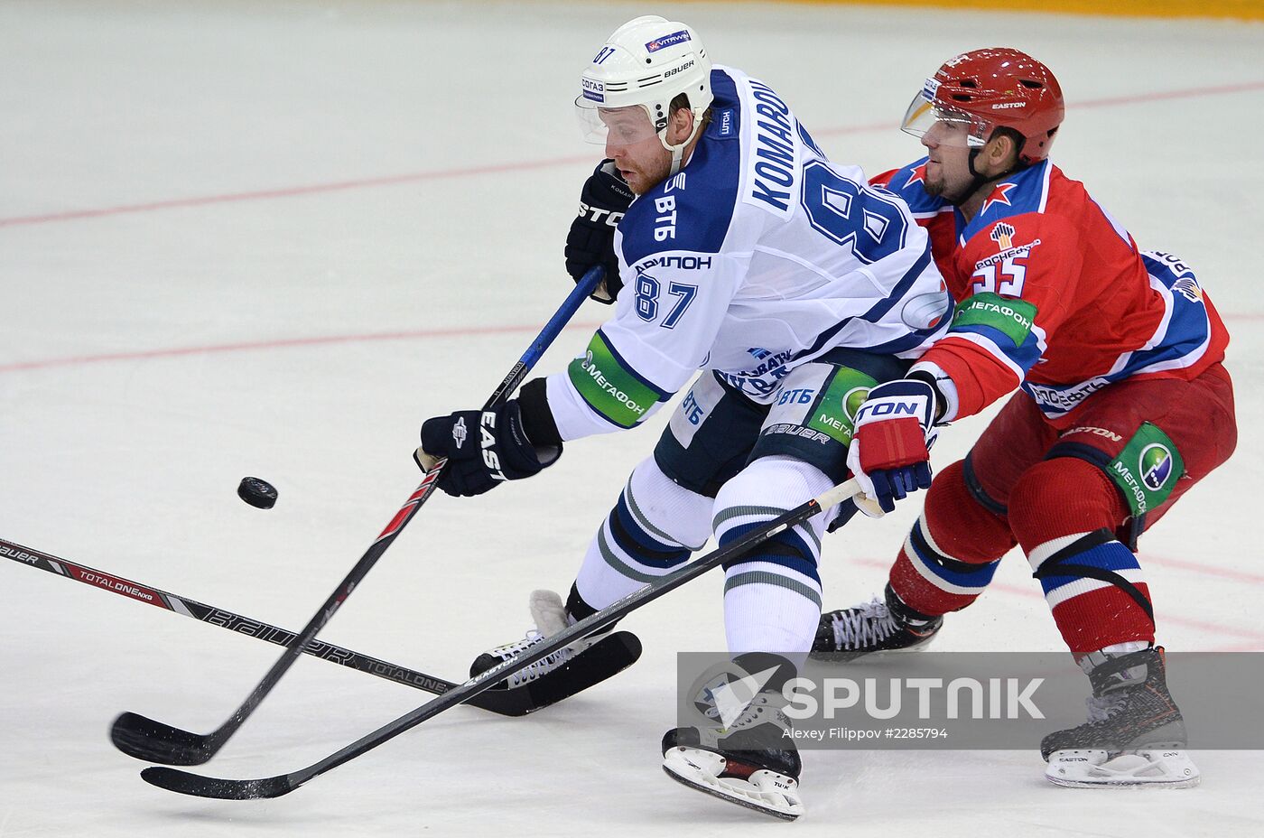 Kontinental Hockey League. CSKA vs. Dynamo