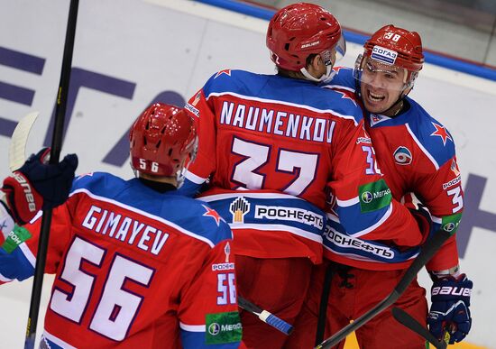 Kontinental Hockey League. CSKA vs. Dynamo