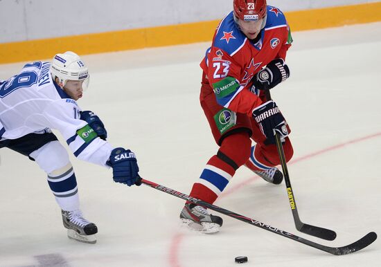 Kontinental Hockey League. CSKA vs. Dynamo