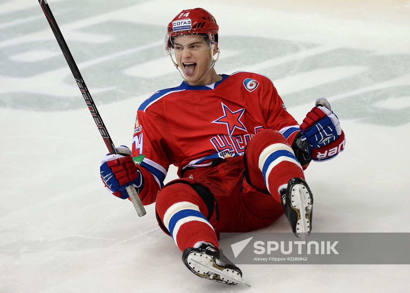 Kontinental Hockey League. CSKA vs. Dynamo