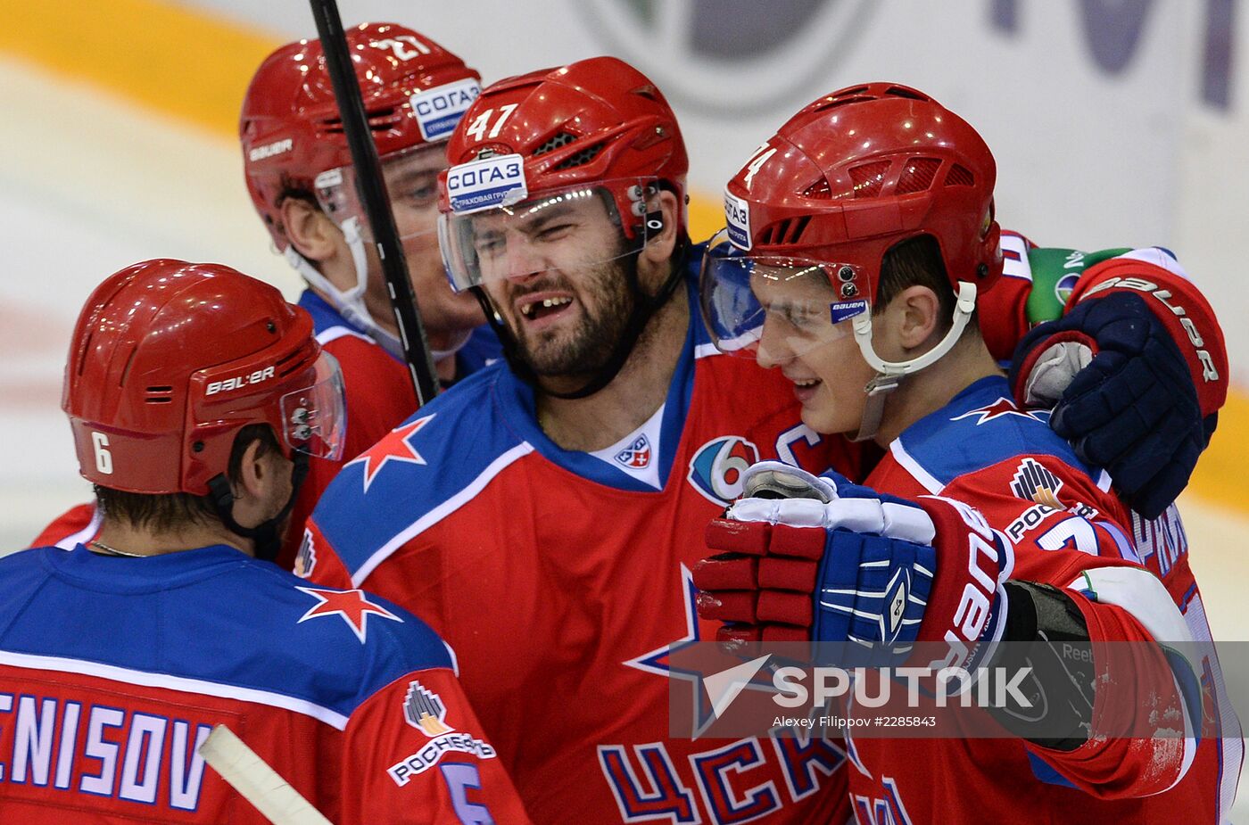 Kontinental Hockey League. CSKA vs. Dynamo