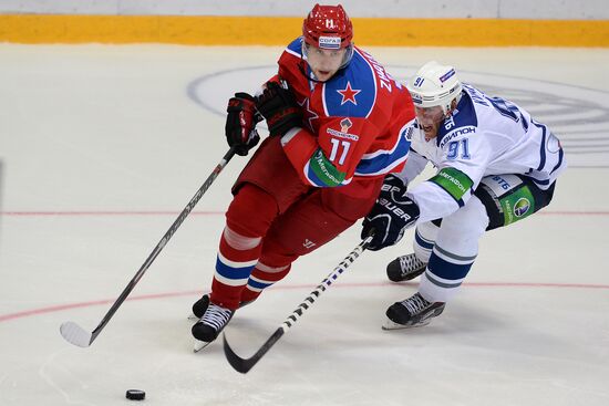 Kontinental Hockey League. CSKA vs. Dynamo