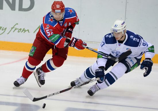 Kontinental Hockey League. CSKA vs. Dynamo