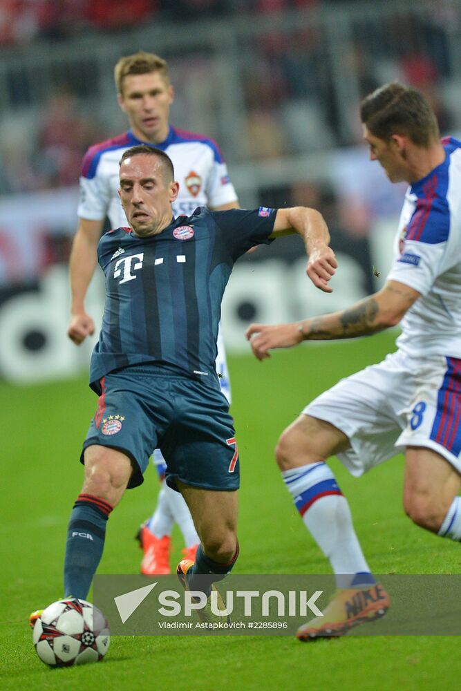 UEFA Champions League. Bayern Munich vs. CSKA Moscow