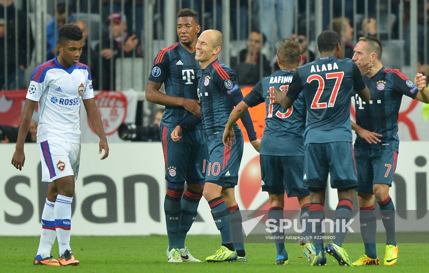 UEFA Champions League. Bayern Munich vs. CSKA Moscow