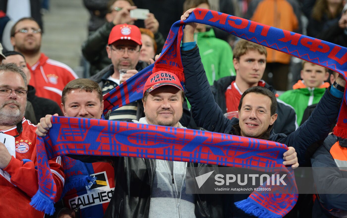UEFA Champions League. Bayern Munich vs. CSKA Moscow