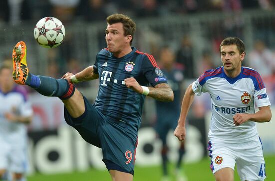 UEFA Champions League. Bayern Munich vs. CSKA Moscow
