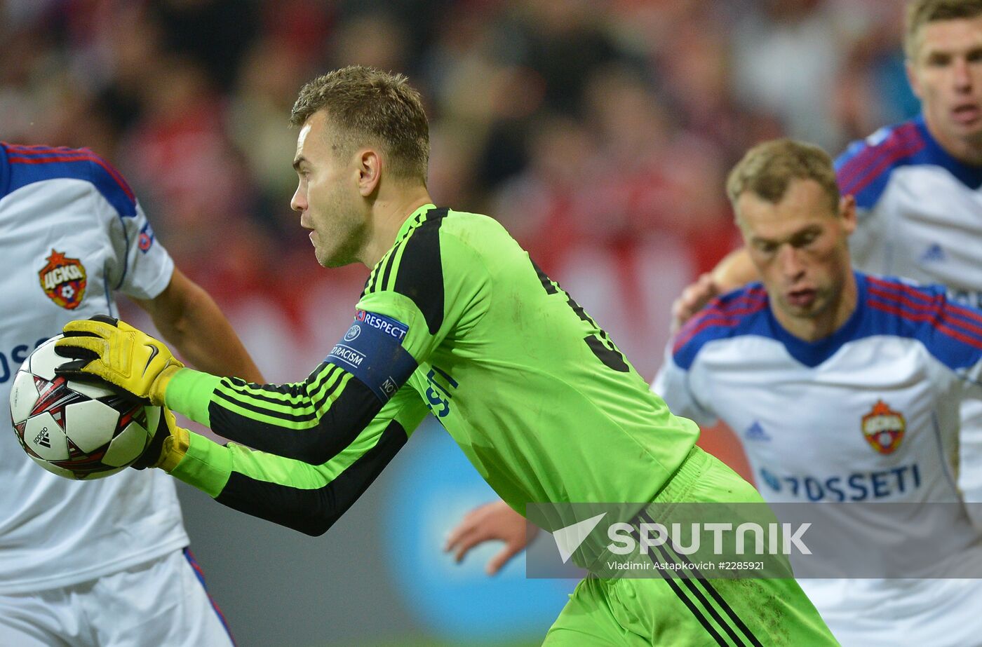 UEFA Champions League. Bayern Munich vs. CSKA Moscow