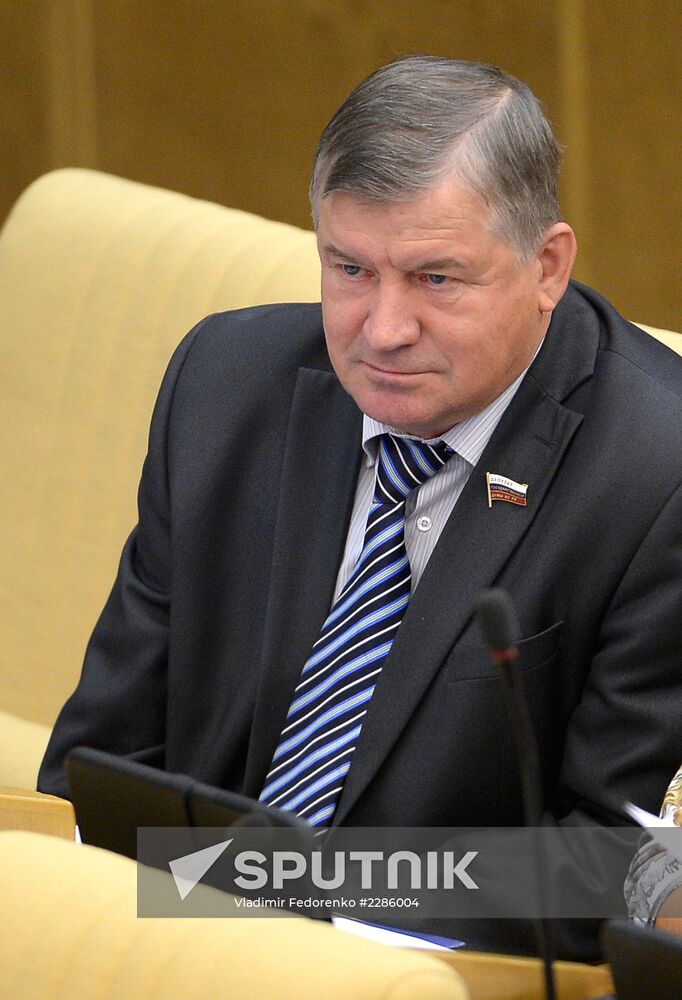 Russian State Duma holds plenary session