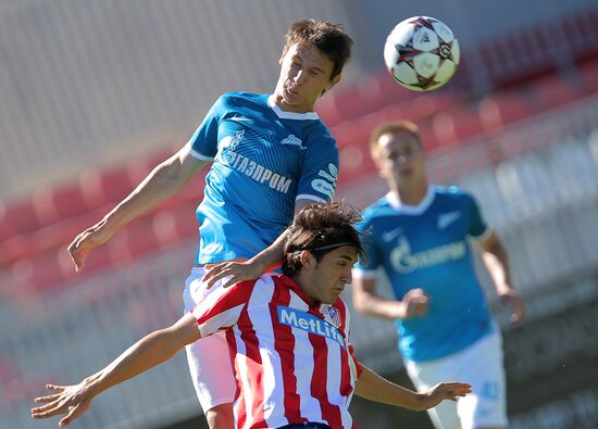 Football. Junior Champions League. Atletico vs. Zenit