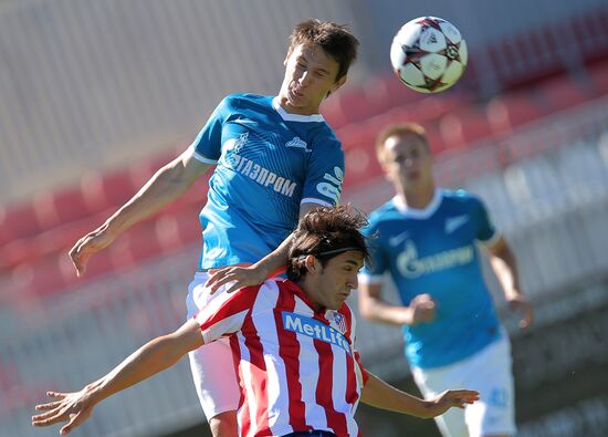 Football. Junior Champions League. Atletico vs. Zenit