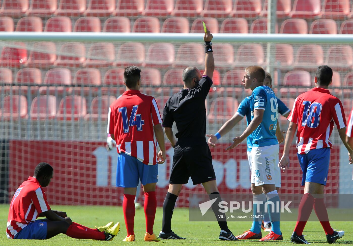 Football. Junior Champions League. Atletico vs. Zenit