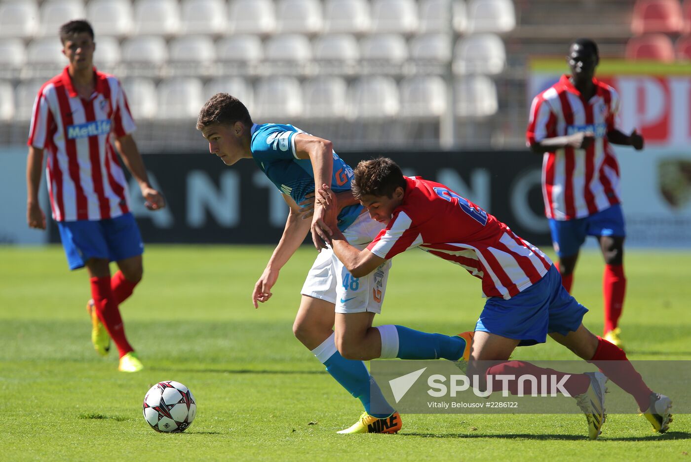 Football. Junior Champions League. Atletico vs. Zenit