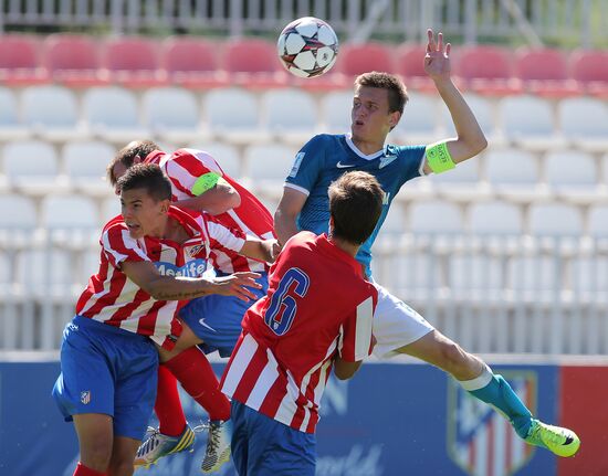 Football. Junior Champions League. Atletico vs. Zenit