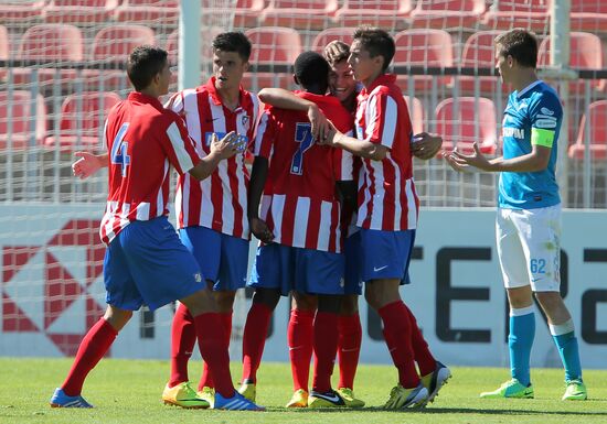 Football. Junior Champions League. Atletico vs. Zenit
