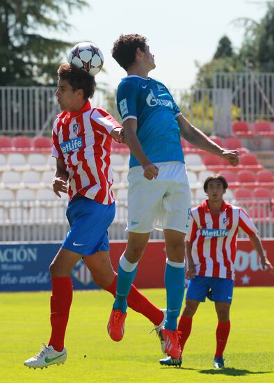 Football. Junior Champions League. Atletico vs. Zenit