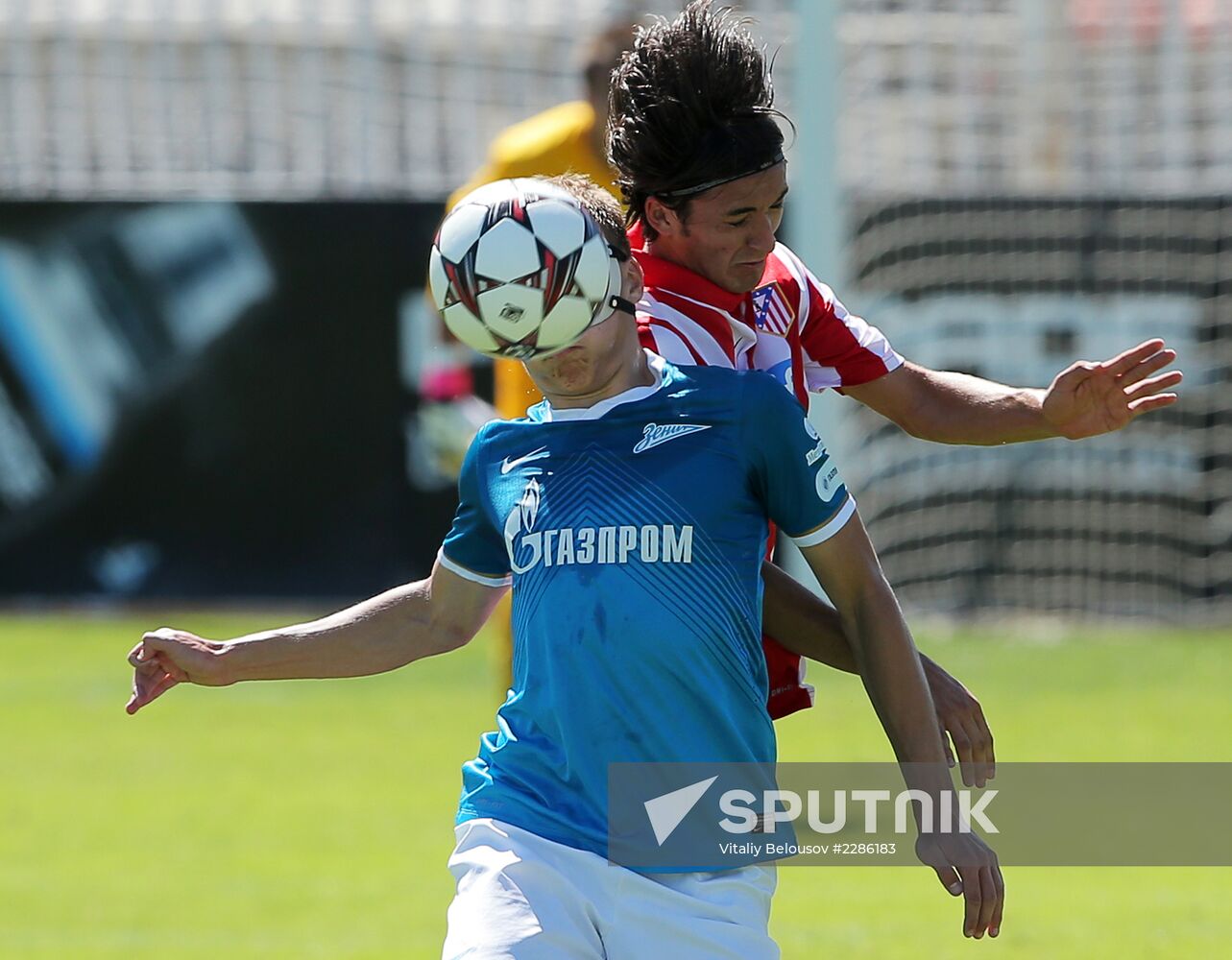 Football. Junior Champions League. Atletico vs. Zenit