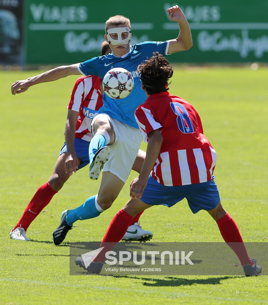 Football. Junior Champions League. Atletico vs. Zenit